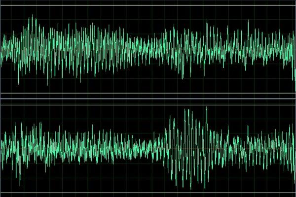 Wave sound digital representation splitted channels